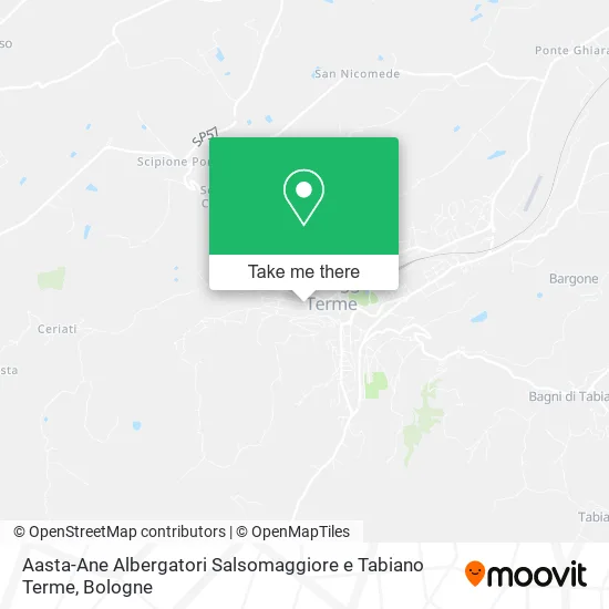 Aasta-Ane Albergatori Salsomaggiore e Tabiano Terme map