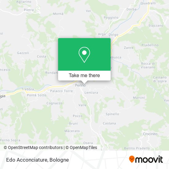 Edo Acconciature map