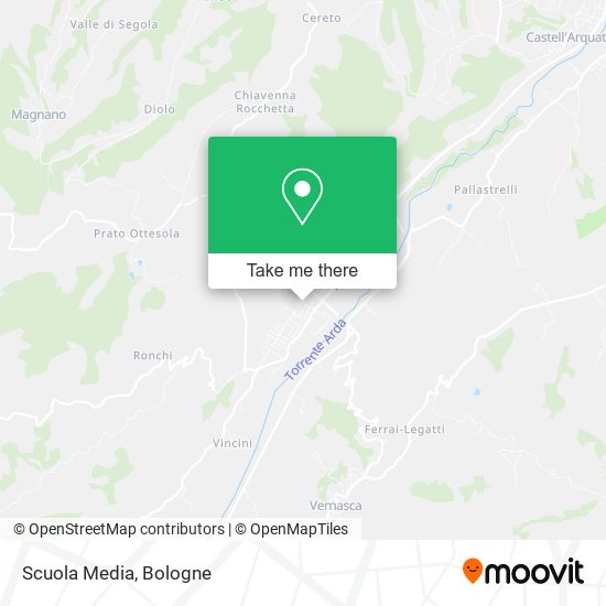 Scuola Media map