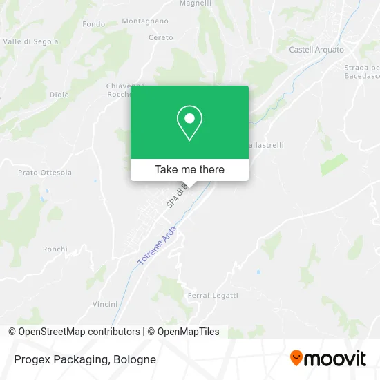 Progex Packaging map