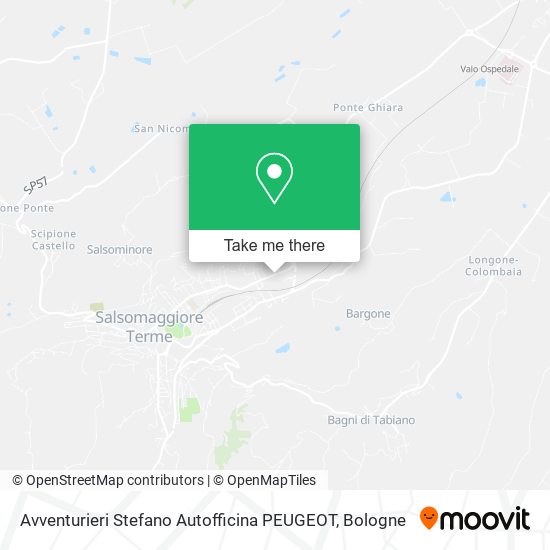Avventurieri Stefano Autofficina PEUGEOT map