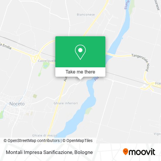 Montali Impresa Sanificazione map
