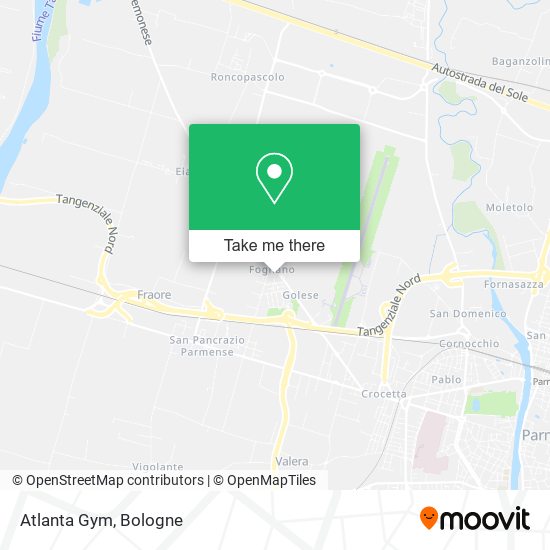 Atlanta Gym map