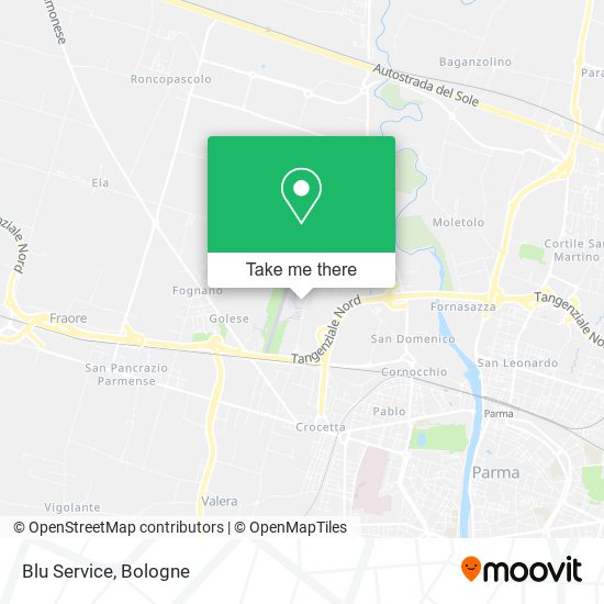 Blu Service map
