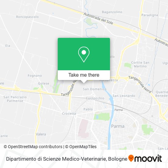 Dipartimento di Scienze Medico-Veterinarie map