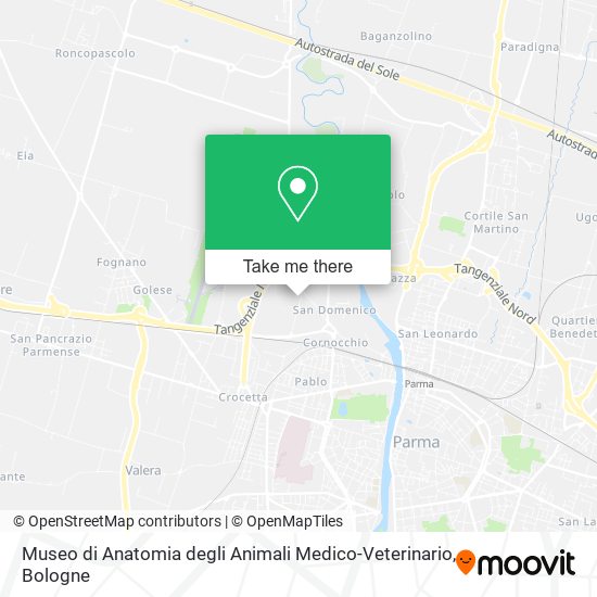Museo di Anatomia degli Animali Medico-Veterinario map