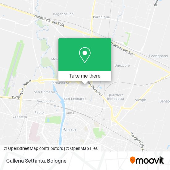 Galleria Settanta map