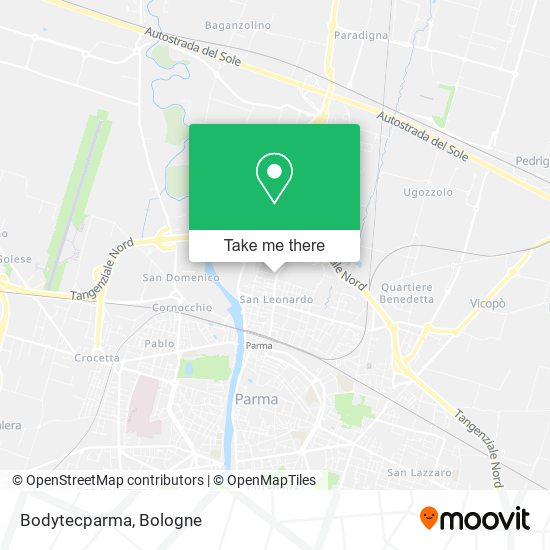 Bodytecparma map