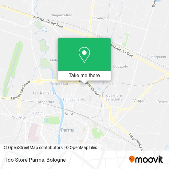 Ido Store Parma map