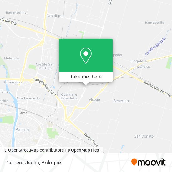 Carrera Jeans map
