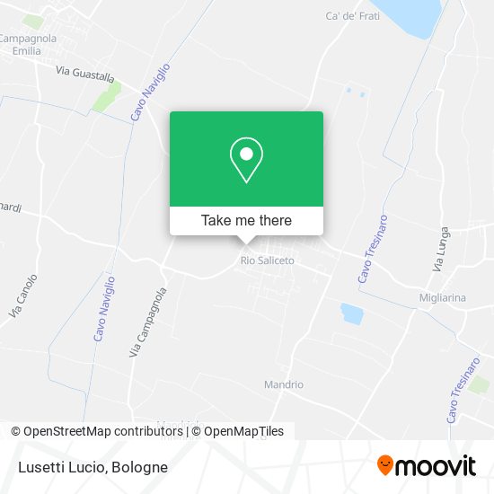 Lusetti Lucio map