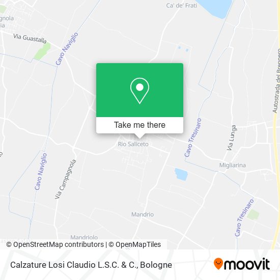 Calzature Losi Claudio L.S.C. & C. map