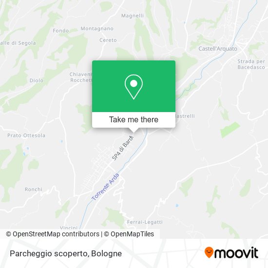 Parcheggio scoperto map