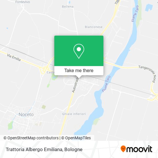Trattoria Albergo Emiliana map