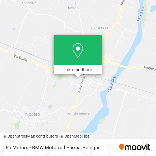 Rp Motors - BMW Motorrad Parma map