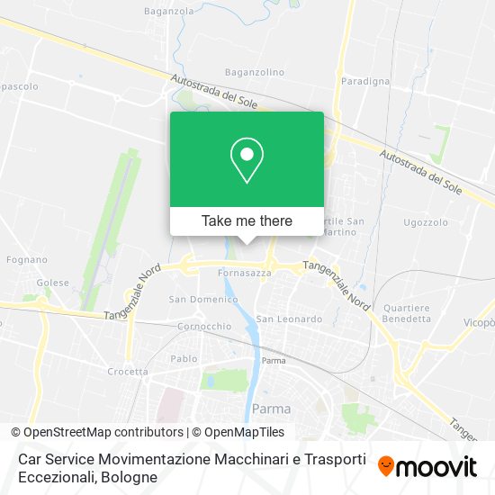 Car Service Movimentazione Macchinari e Trasporti Eccezionali map