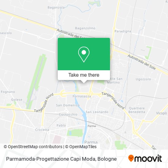 Parmamoda-Progettazione Capi Moda map