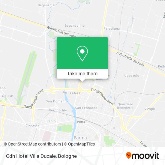 Cdh Hotel Villa Ducale map