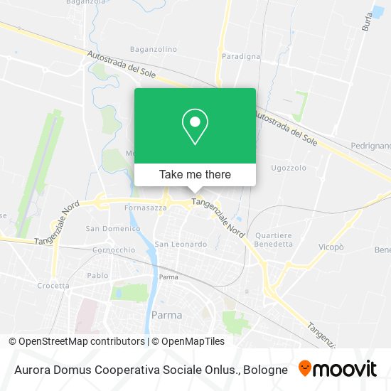 Aurora Domus Cooperativa Sociale Onlus. map