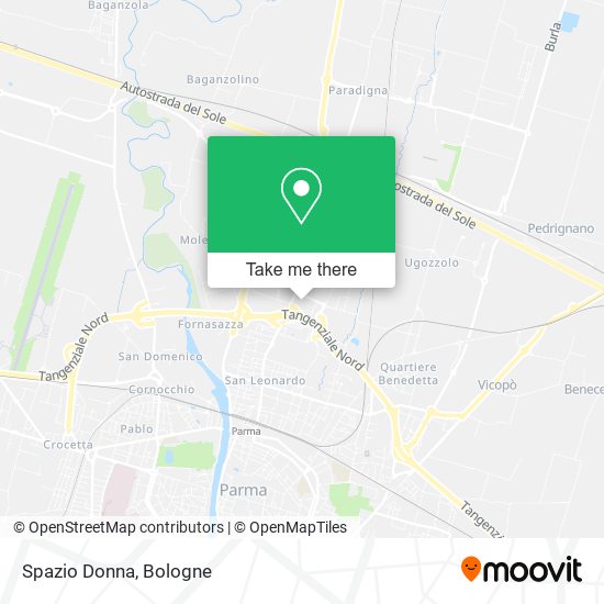 Spazio Donna map