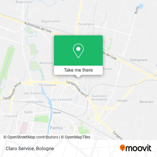 Claro Service map