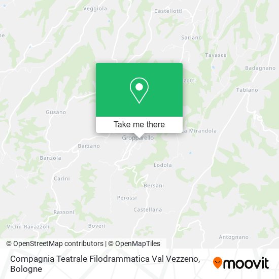 Compagnia Teatrale Filodrammatica Val Vezzeno map