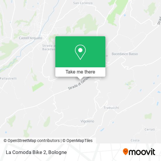 La Comoda Bike 2 map