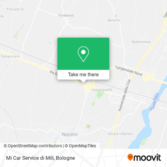 Mi Car Service di Mili map