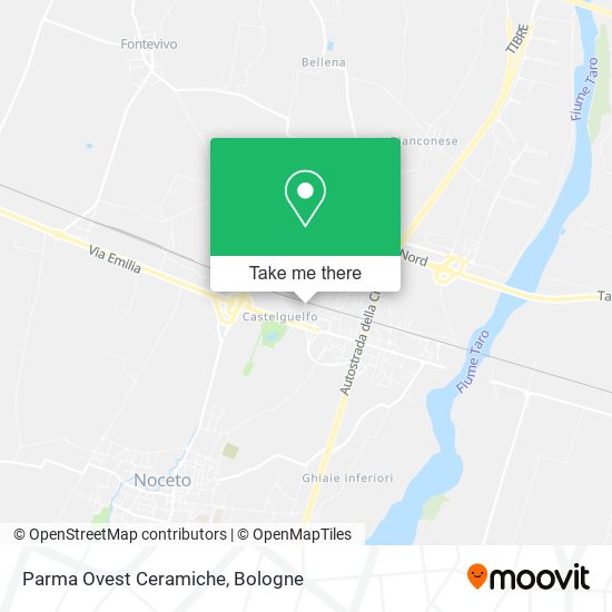 Parma Ovest Ceramiche map