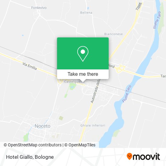 Hotel Giallo map