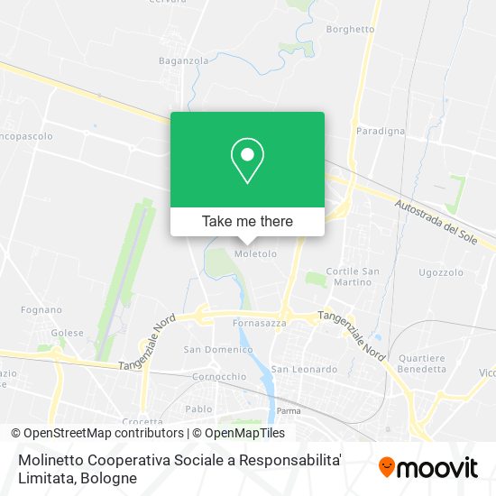 Molinetto Cooperativa Sociale a Responsabilita' Limitata map