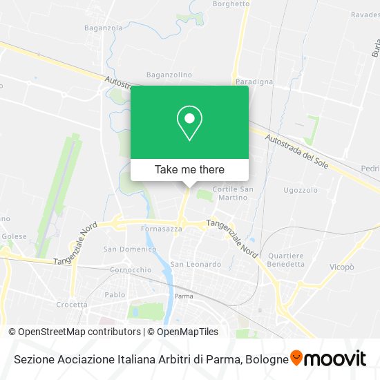 Sezione Aociazione Italiana Arbitri di Parma map
