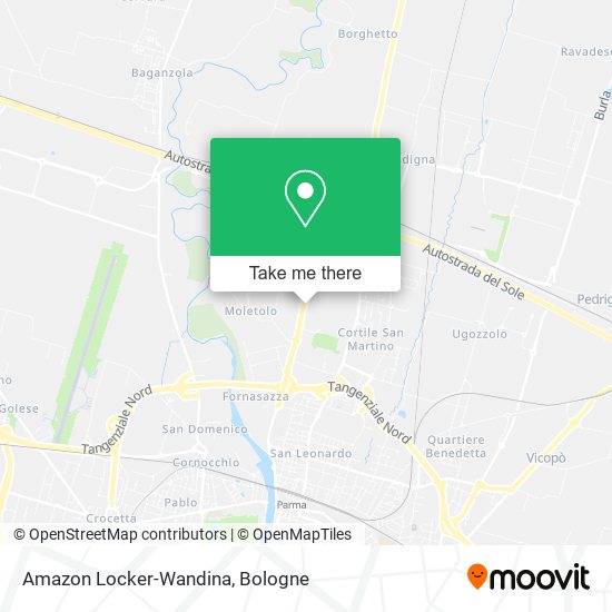 Amazon Locker-Wandina map