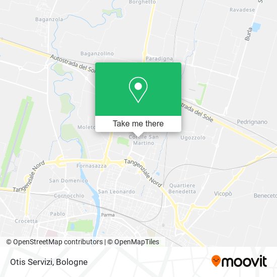 Otis Servizi map