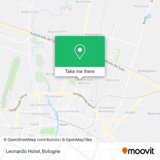 Leonardo Hotel map