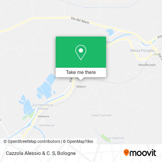 Cazzola Alessio & C. S map