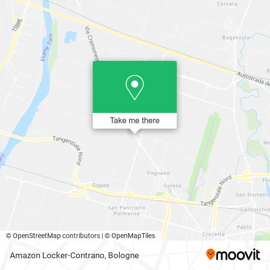 Amazon Locker-Contrano map