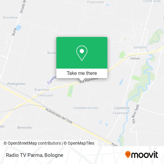 Radio TV Parma map