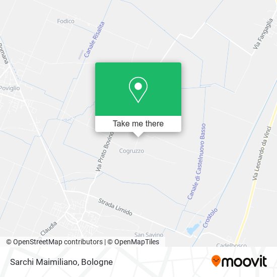Sarchi Maimiliano map