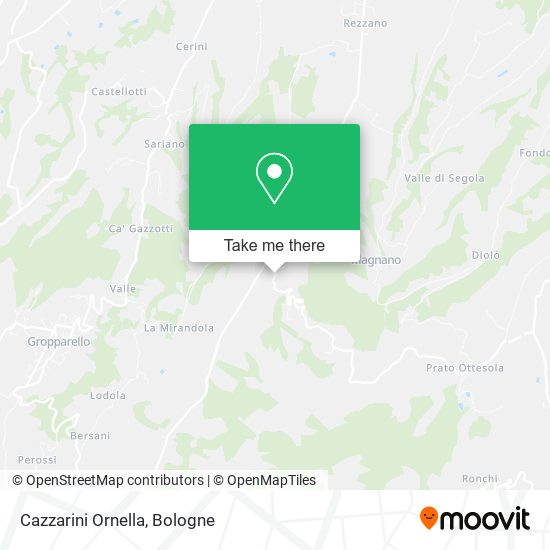 Cazzarini Ornella map