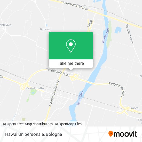 Hawai Unipersonale map
