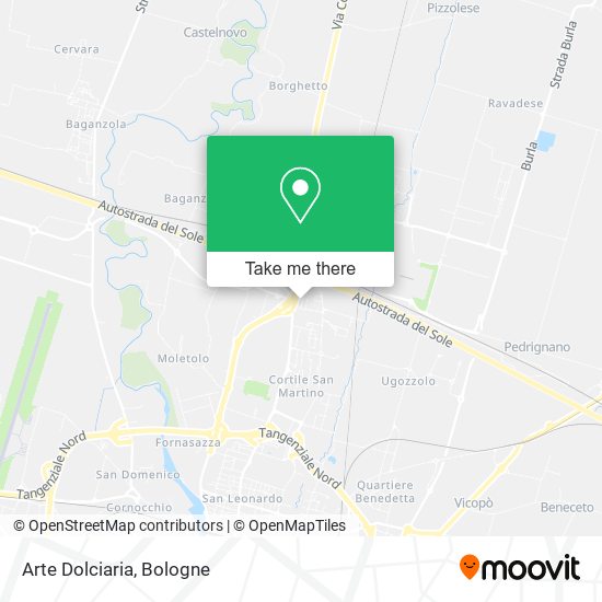 Arte Dolciaria map