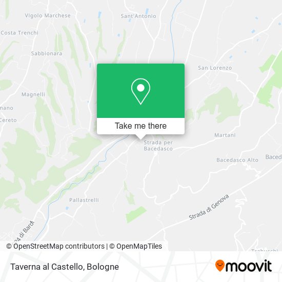 Taverna al Castello map