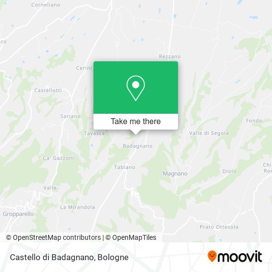 Castello di Badagnano map