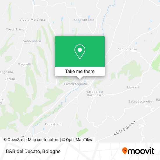 B&B del Ducato map