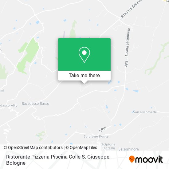 Ristorante Pizzeria Piscina Colle S. Giuseppe map