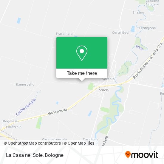 La Casa nel Sole map