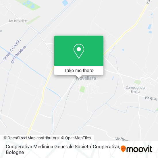 Cooperativa Medicina Generale Societa' Cooperativa map