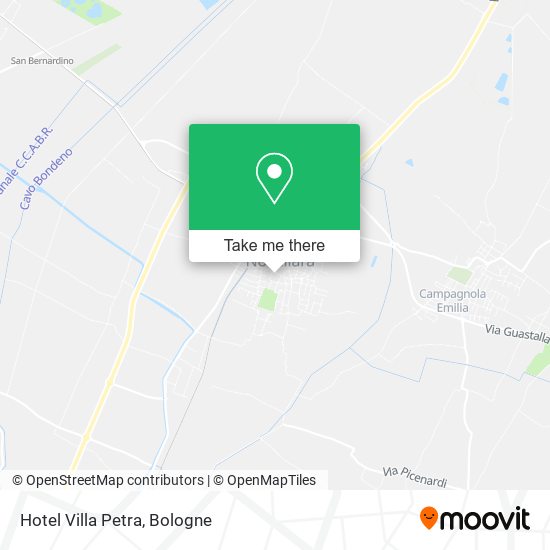 Hotel Villa Petra map