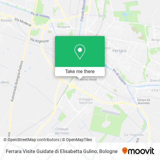 Ferrara Visite Guidate di Elisabetta Gulino map